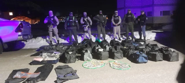 Prefectura y Gendarmería desbarataron una banda narco con conexiones internacionales