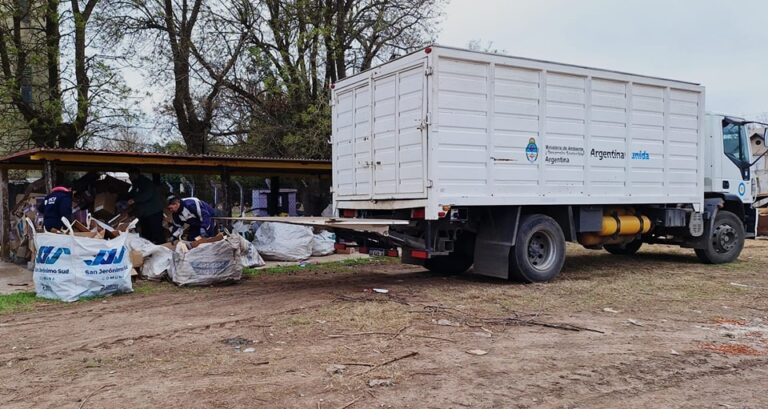 San Jerónimo Sud: en lo que va del año se recicló dos toneladas de residuos