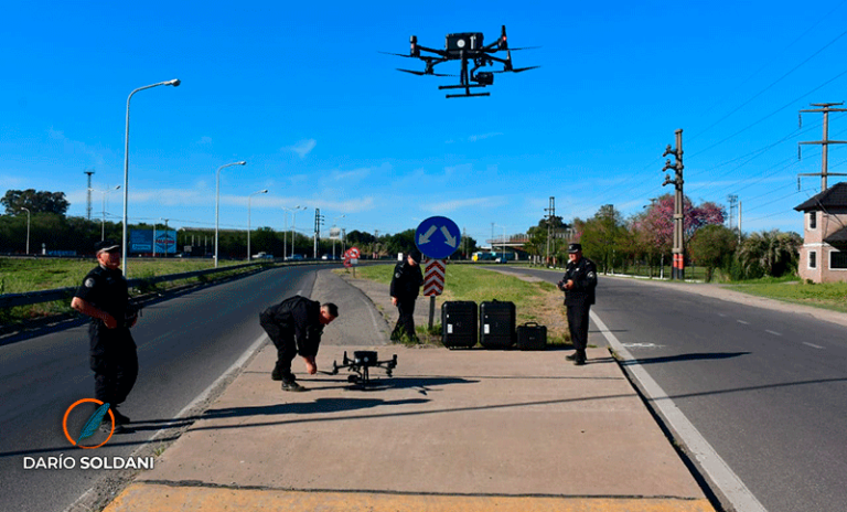 Comenzarán a utilizar drones para controlar la avenida Circunvalación