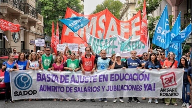 Paritaria docente: Amsafé rechazó la oferta salarial pero protestará sin hacer paro