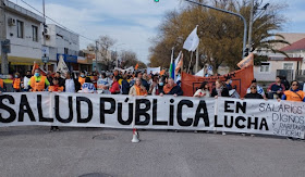 Las organizaciones de salud de todo el país marchan en contra de los recortes del Presupuesto 2025