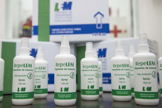 El Laboratorio de Especialidades Medicinales reinició la elaboración de repelente