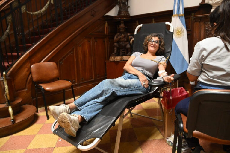 El Concejo Municipal fue centro de una nueva jornada de donación de sangre