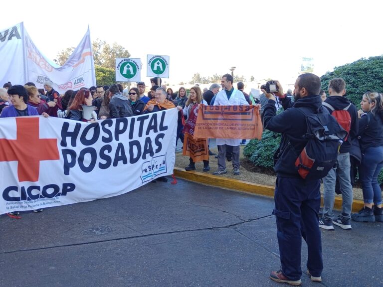 Fesprosa convoca a una jornada nacional de apoyo a los hospitales Posadas y Garrahan
