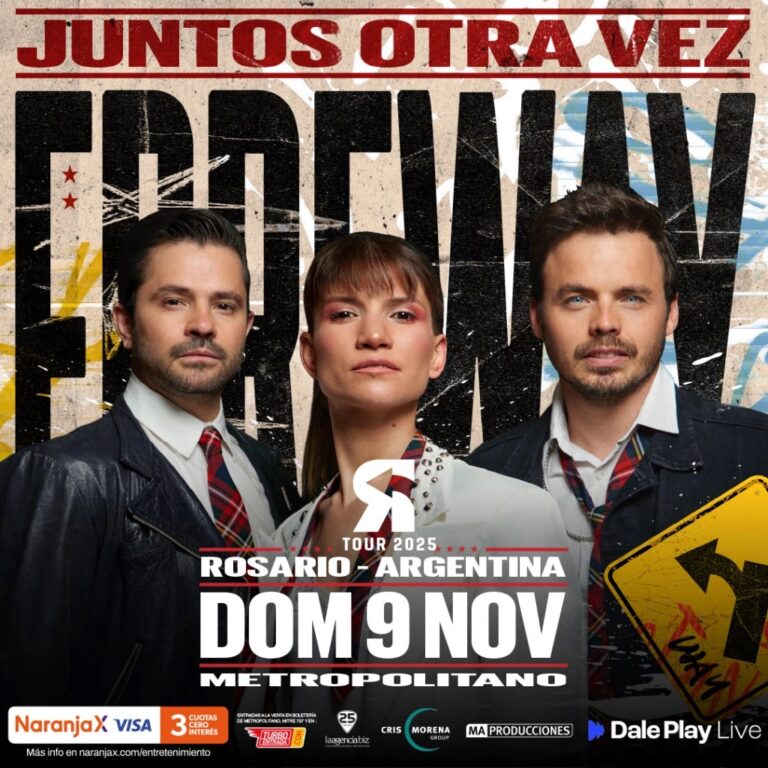 #ERREWAY llega a Rosario tras su regreso a los escenarios