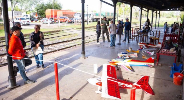 San Jerónimo Sud celebró su primera Fiesta de la Aviación Civil con gran participación vecinal