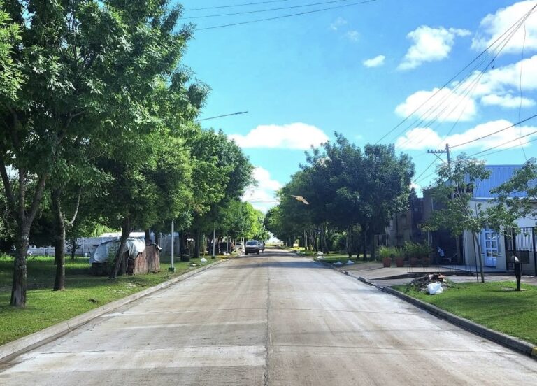 San Jerónimo Sud avanza: nuevas calles pavimentadas y fuerte compromiso solidario con una campaña de donación de sangre