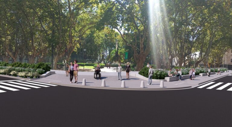 Casco histórico remodelado: el domingo se inaugurará la renovada Plaza 25 de Mayo