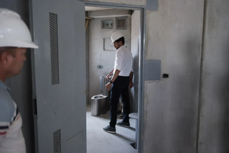 Pullaro supervisó el avance de las obras en “El Infierno”, la cárcel de máxima seguridad