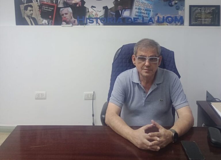 Antonio Donello fue reelecto al frente de la UOM Rosario y advirtió por la fuerte caída del empleo industrial