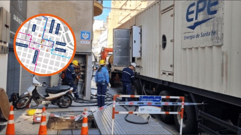 Comenzó el corte total en calle Buenos Aires por obras de la EPE: plazos, desvíos y cambios en el transporte
