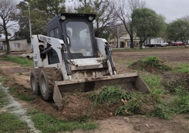 San Jerónimo Sud inició la renovación integral de la plaza Tita Merello