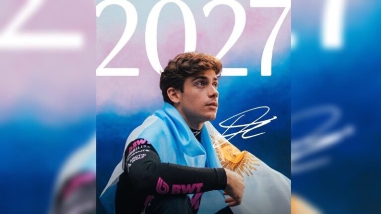 Confirmado: Franco Colapinto correrá con Alpine en la Fórmula 1 en 2027