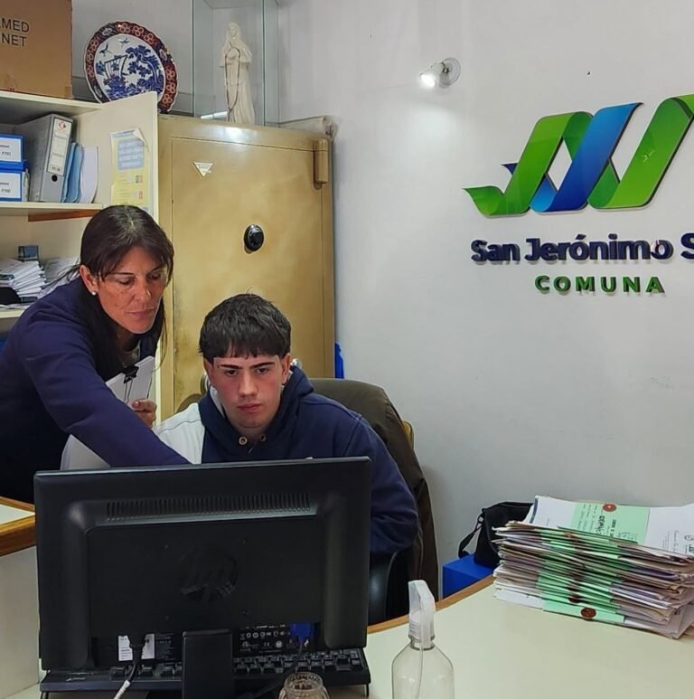 San Jerónimo Sud abre sus puertas a estudiantes secundarios para realizar pasantías en la Comuna