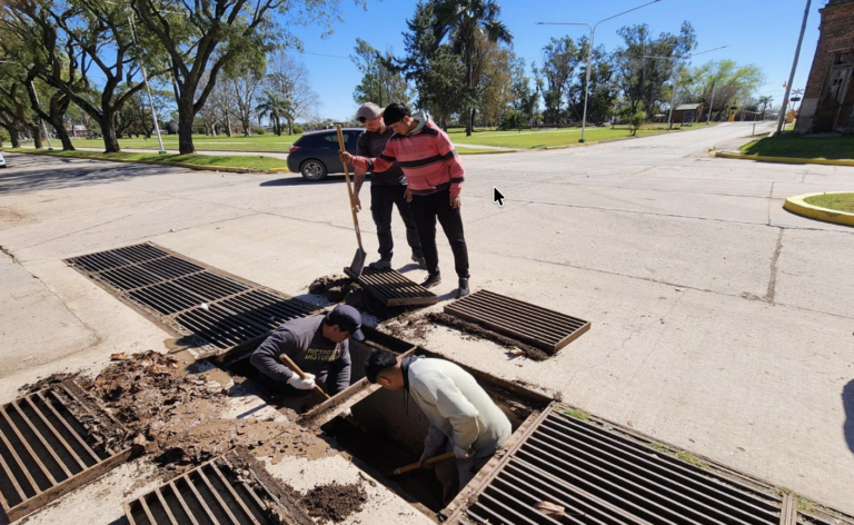 San Jerónimo Sud refuerza las tareas preventivas ante la llegada de intensas lluvias